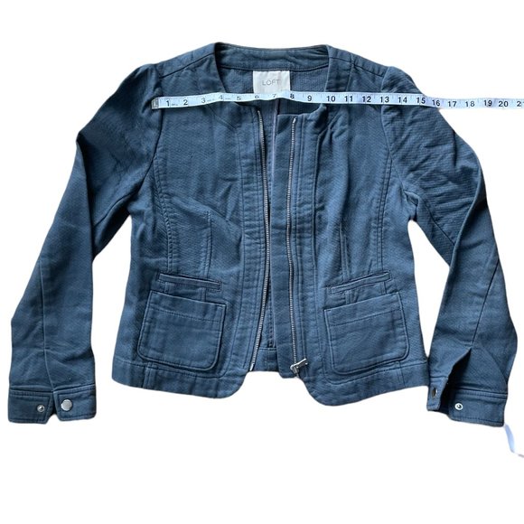 LOFT Blue Blazer Jacket - Picture 5 of 7